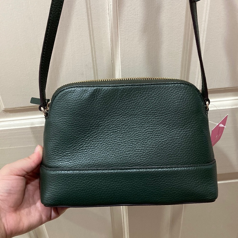 NWT Kate Spade Hanna Deep Evergreen Crossbody Purse Bag - Picture 11 of 14